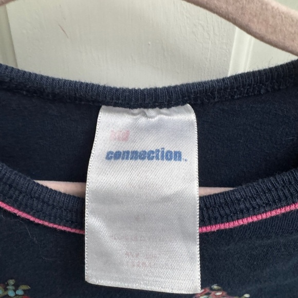 Kid Connection 3T Girls Precious Blue Long Sleeve Top Blouse - Picture 3 of 4